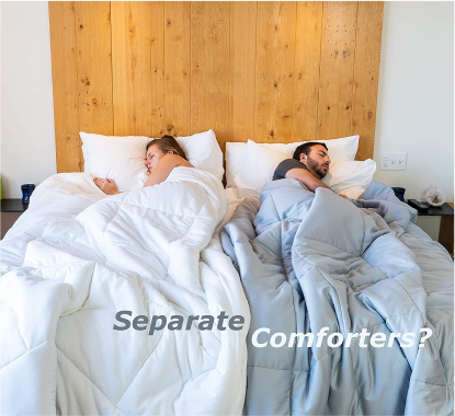 Forget the nights of separate comforters